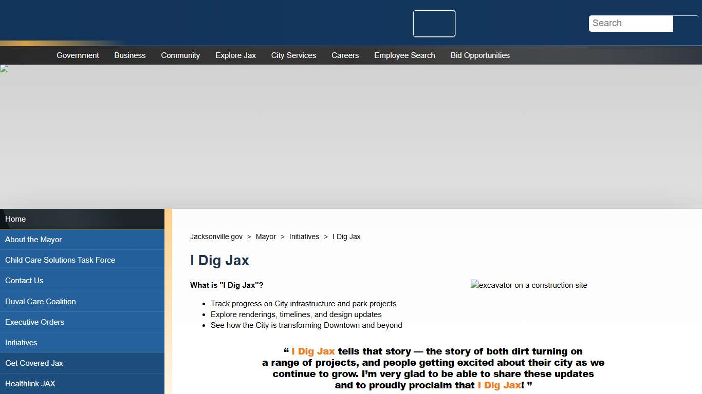 Jacksonville.gov - I Dig Jax